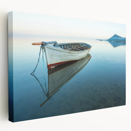 Caribbean Martinique scenery on large stretched canvas, showcasing vibrant ocean and sky tones, ideal for kitchen wall art.