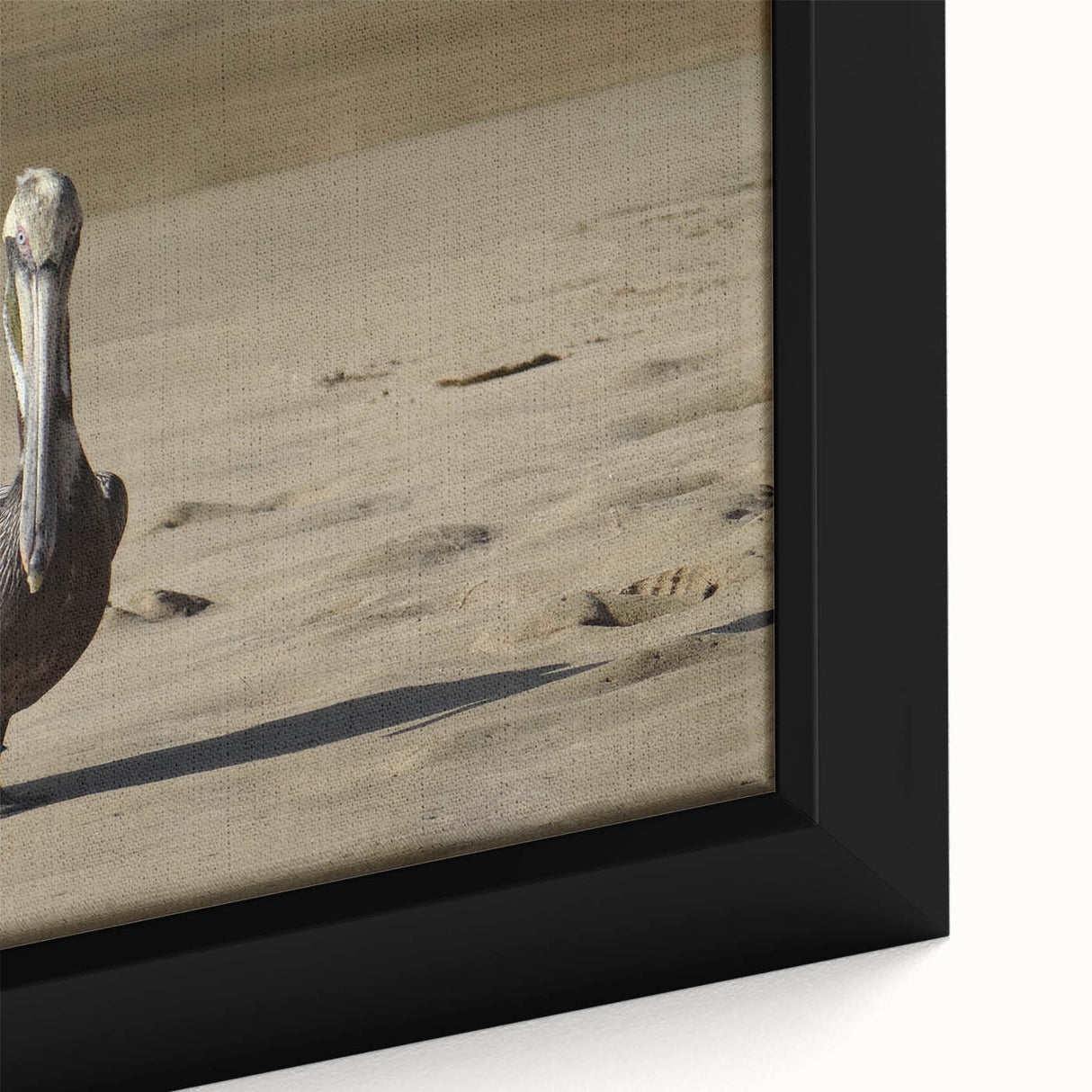 Black wall art depicting a textured, colorful Puerto Rican scenery on a framed, extra large canvas.