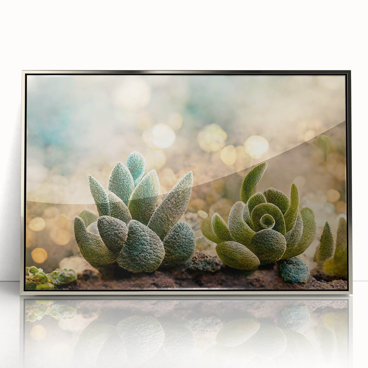 Framed wall art featuring an abstract floral design with vibrant colors in a sleek silver frame, perfect for modern home decor. Ideal for enhancing living spaces with artistic flair.