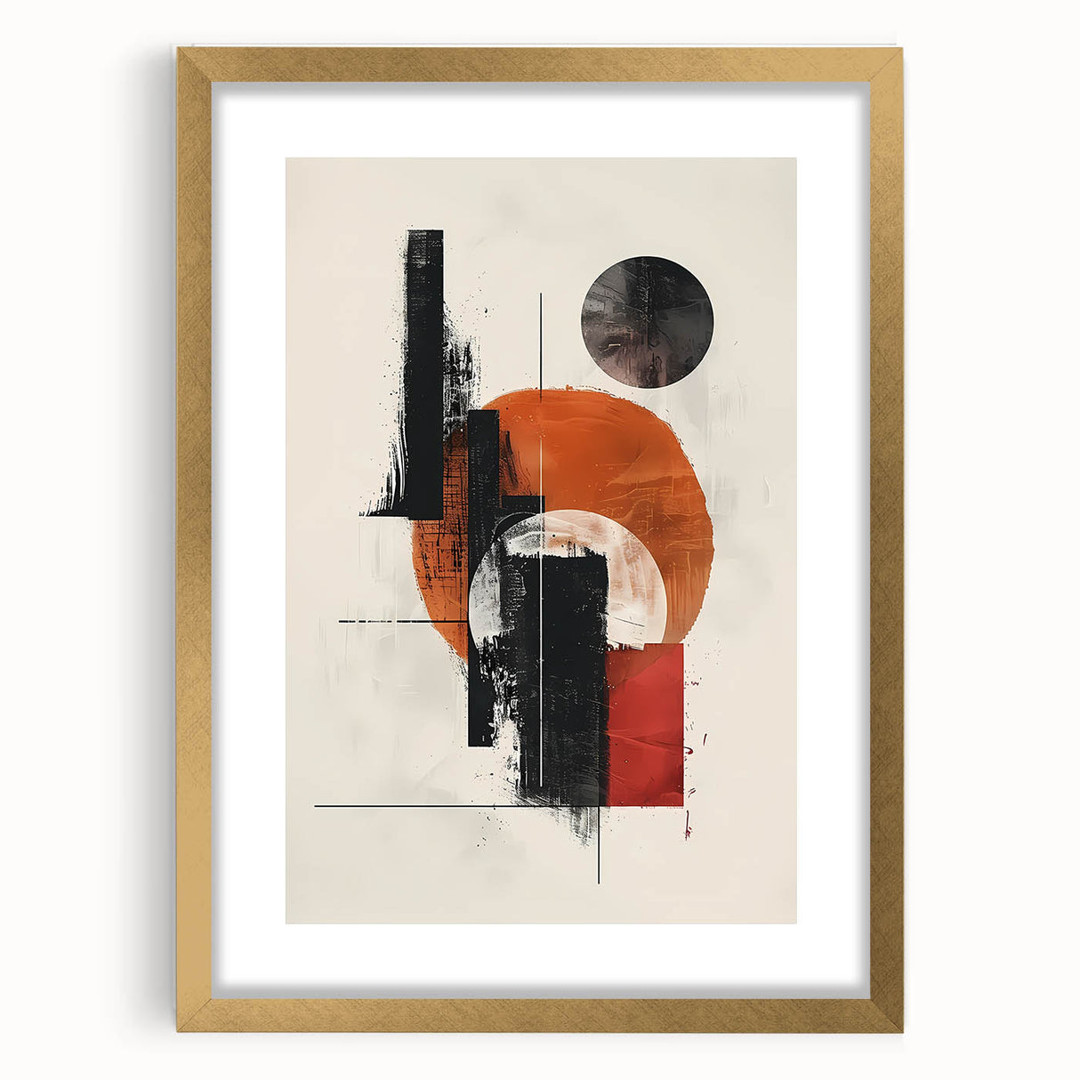 Framed Dining Room Prints – Abstract Canvas Art for Dining Area