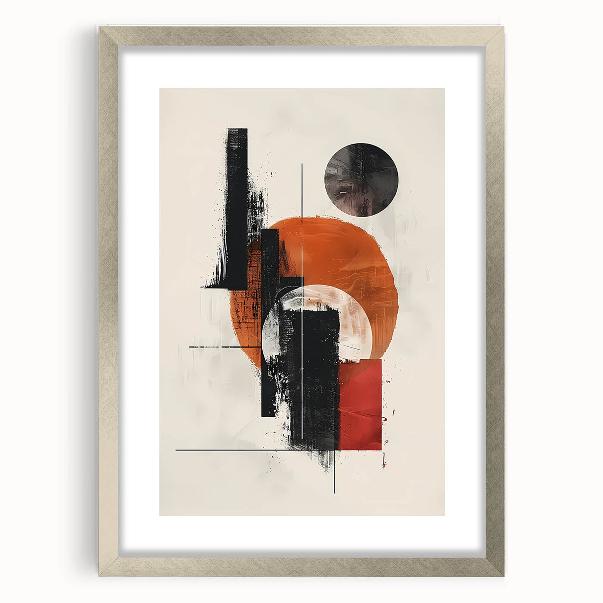 Framed Dining Room Prints – Abstract Canvas Art for Dining Area