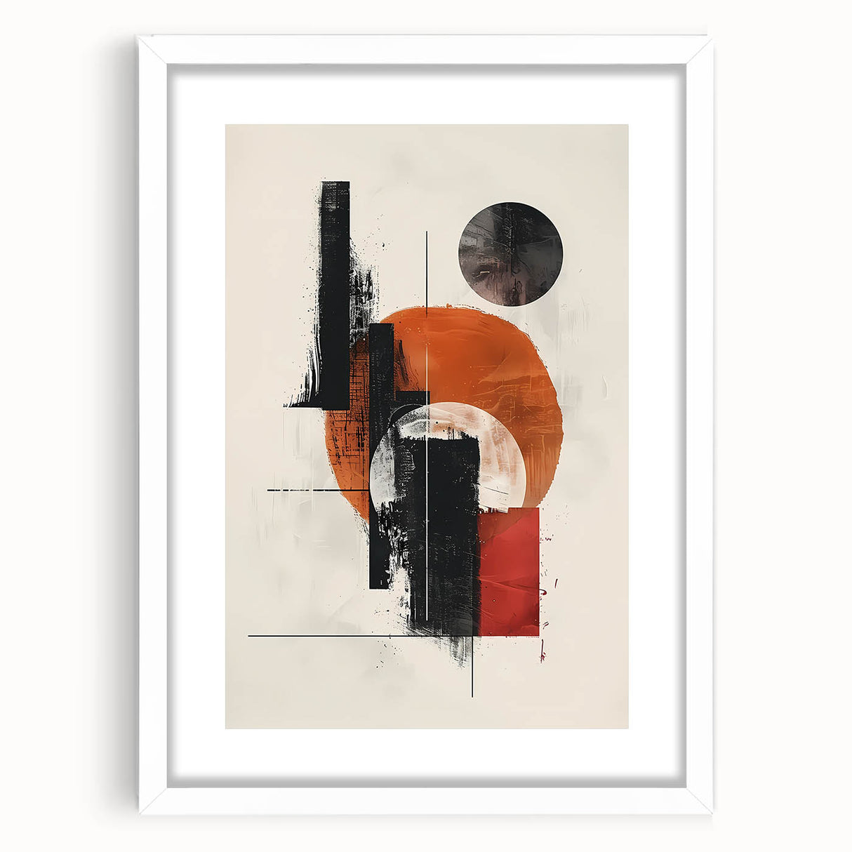 Framed Dining Room Prints – Abstract Canvas Art for Dining Area