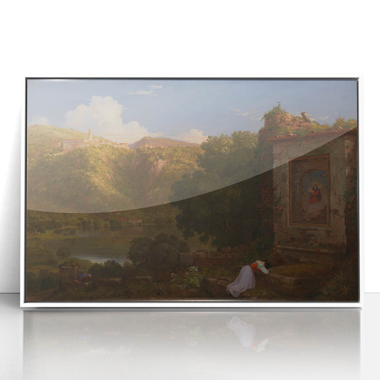 Famous Romantic Era Art: "Il Penseroso" Landscape by Thomas Cole