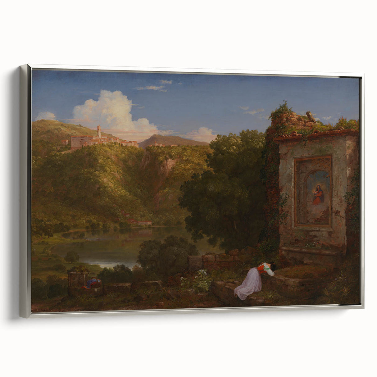 Famous Romantic Era Art: "Il Penseroso" Landscape by Thomas Cole