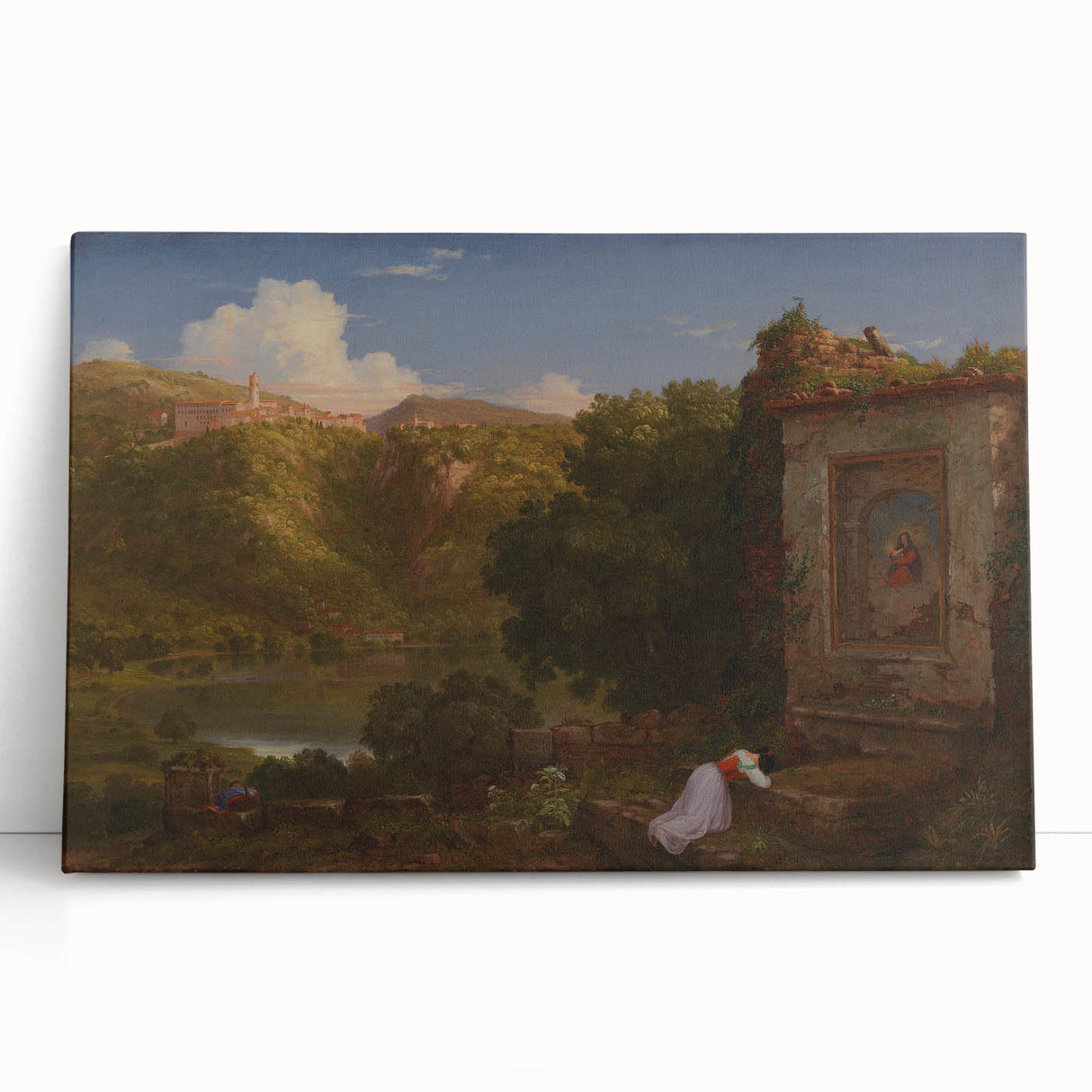 Famous Romantic Era Art: "Il Penseroso" Landscape by Thomas Cole