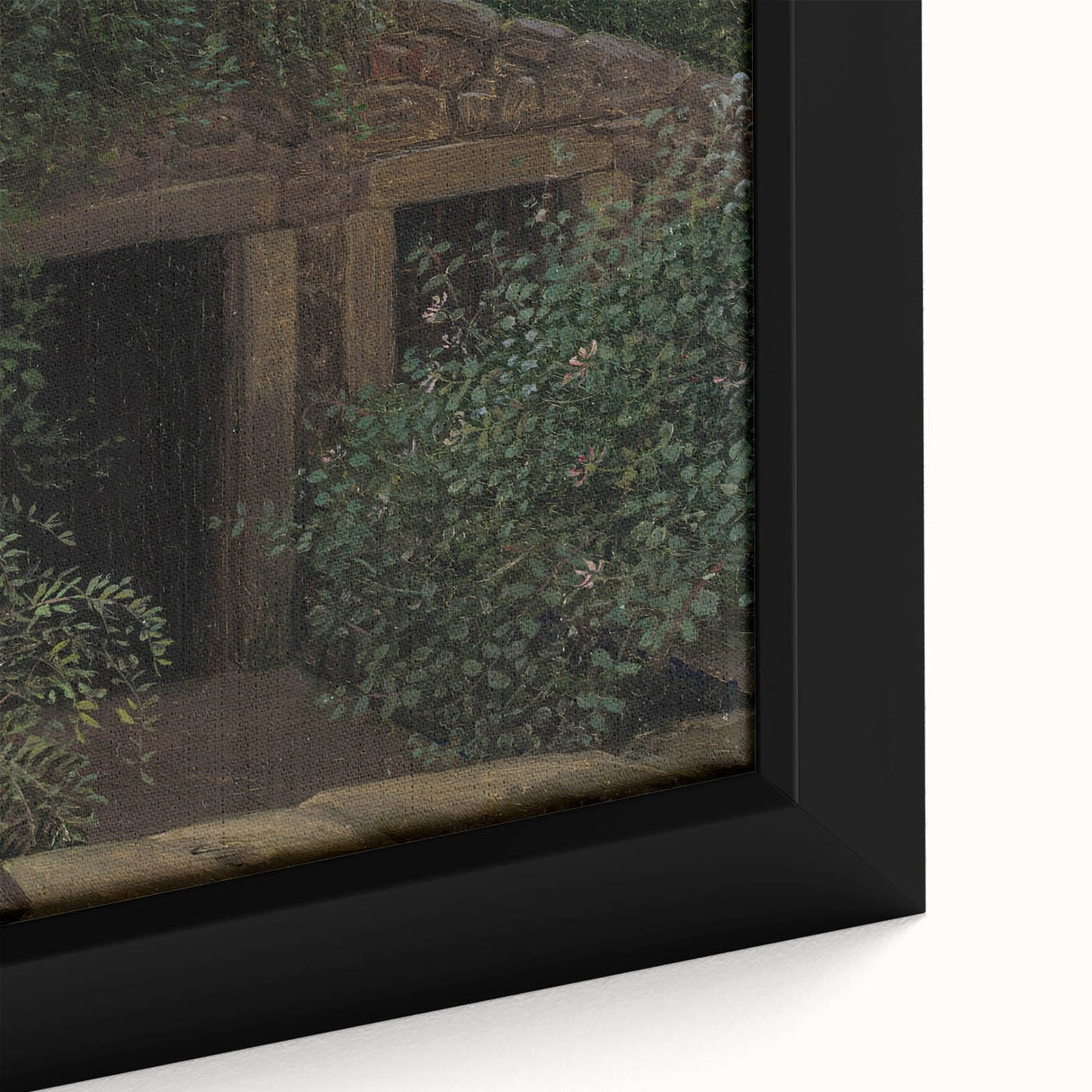 Romantic Art Prints: "An Overgrown Mineshaft" by Carl Gustav Carus