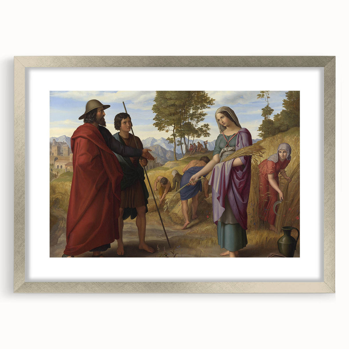 Famous Romantic Era Art: "Ruth in the Field of Boaz" by Julius Schnorr