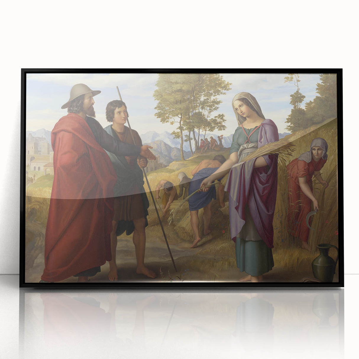 Famous Romantic Era Art: "Ruth in the Field of Boaz" by Julius Schnorr