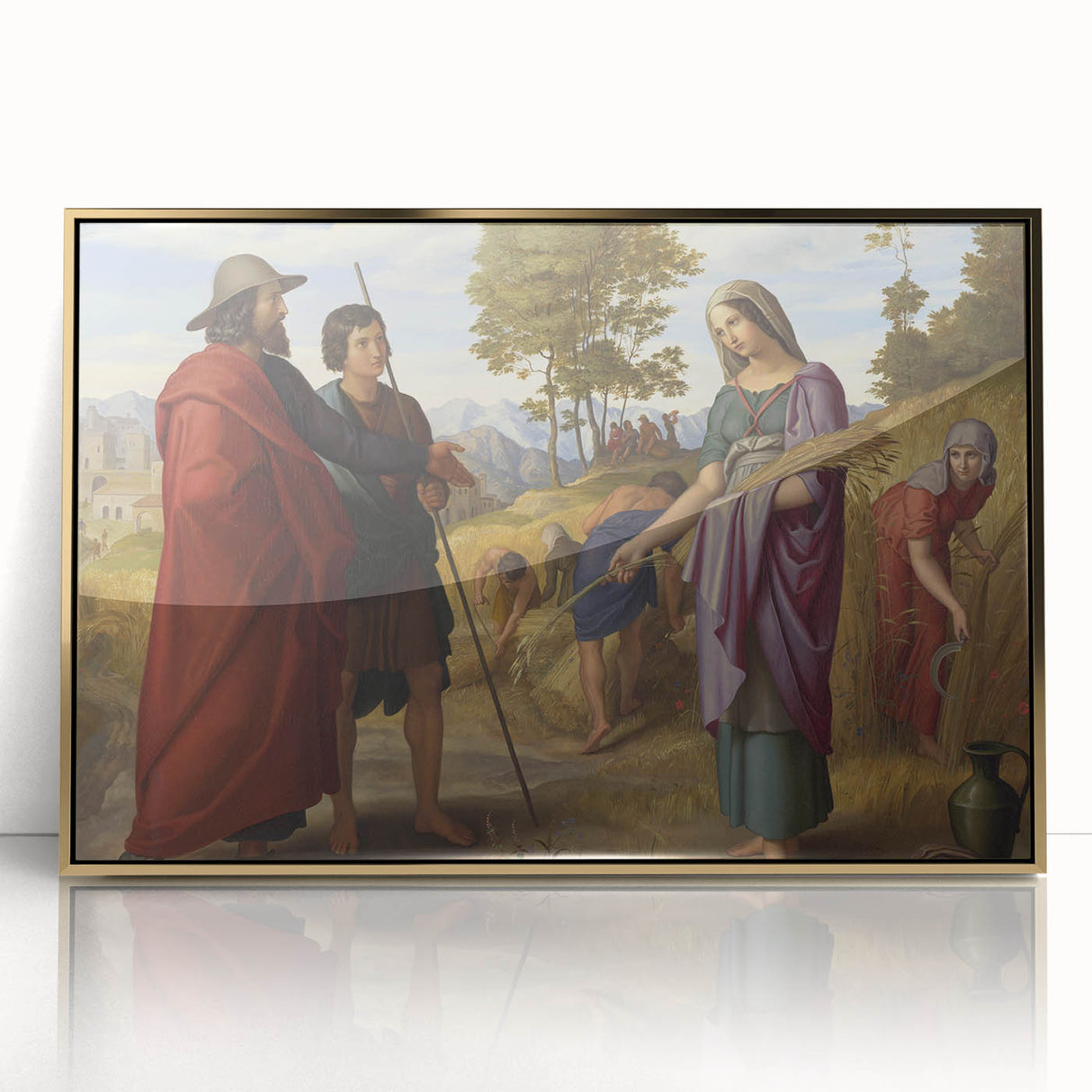 Famous Romantic Era Art: "Ruth in the Field of Boaz" by Julius Schnorr
