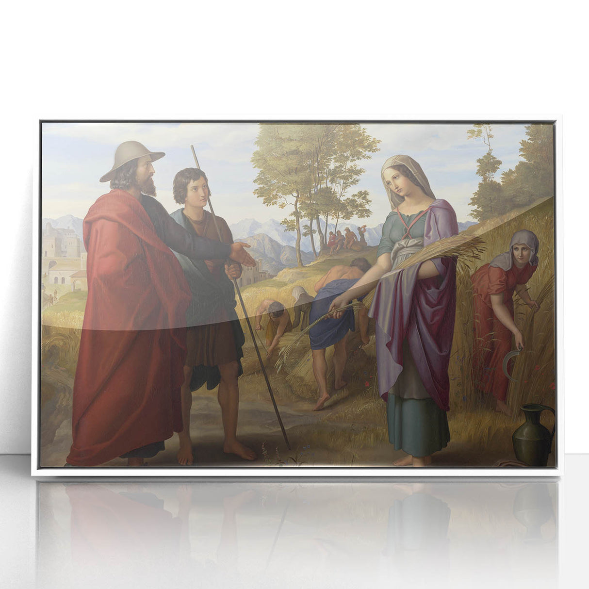 Famous Romantic Era Art: "Ruth in the Field of Boaz" by Julius Schnorr