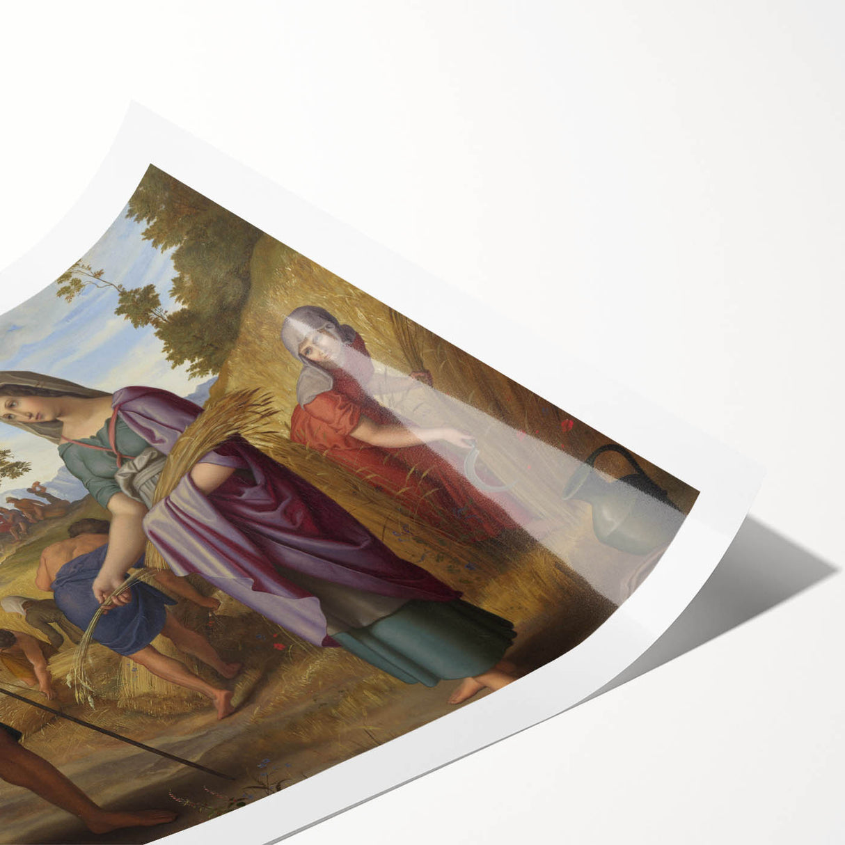 Famous Romantic Era Art: "Ruth in the Field of Boaz" by Julius Schnorr