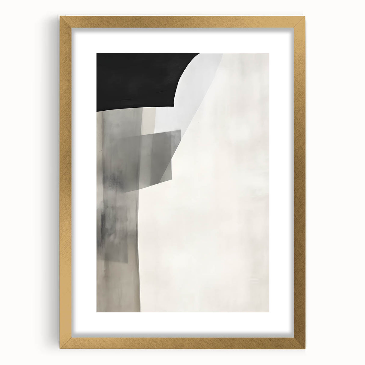 Minimalist Dining Room Wall Art – Modern Monochrome Canvas