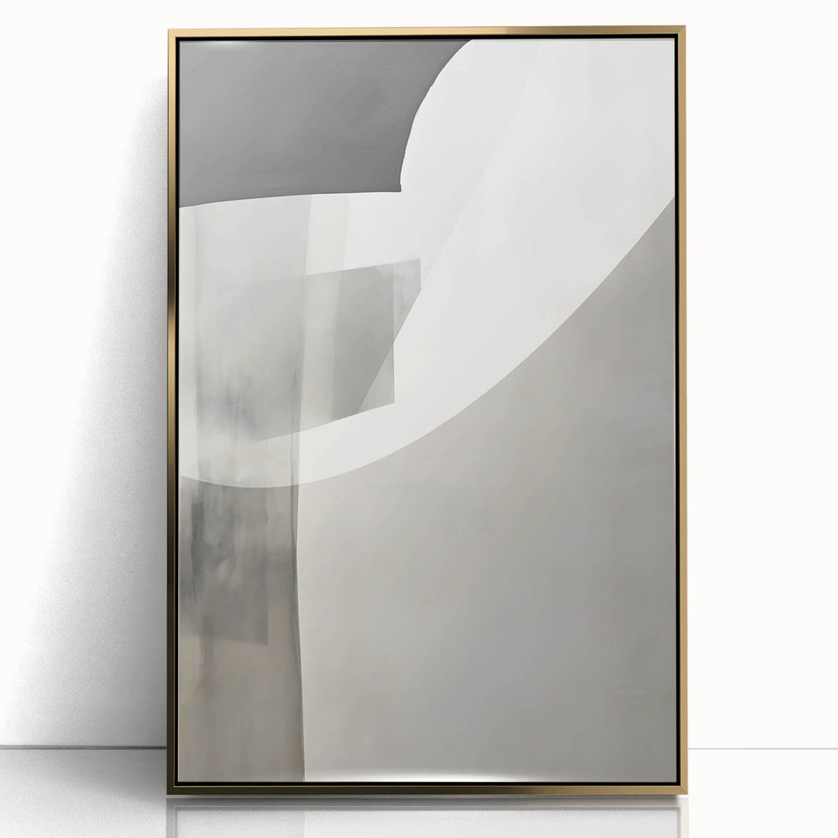 Minimalist Dining Room Wall Art – Modern Monochrome Canvas