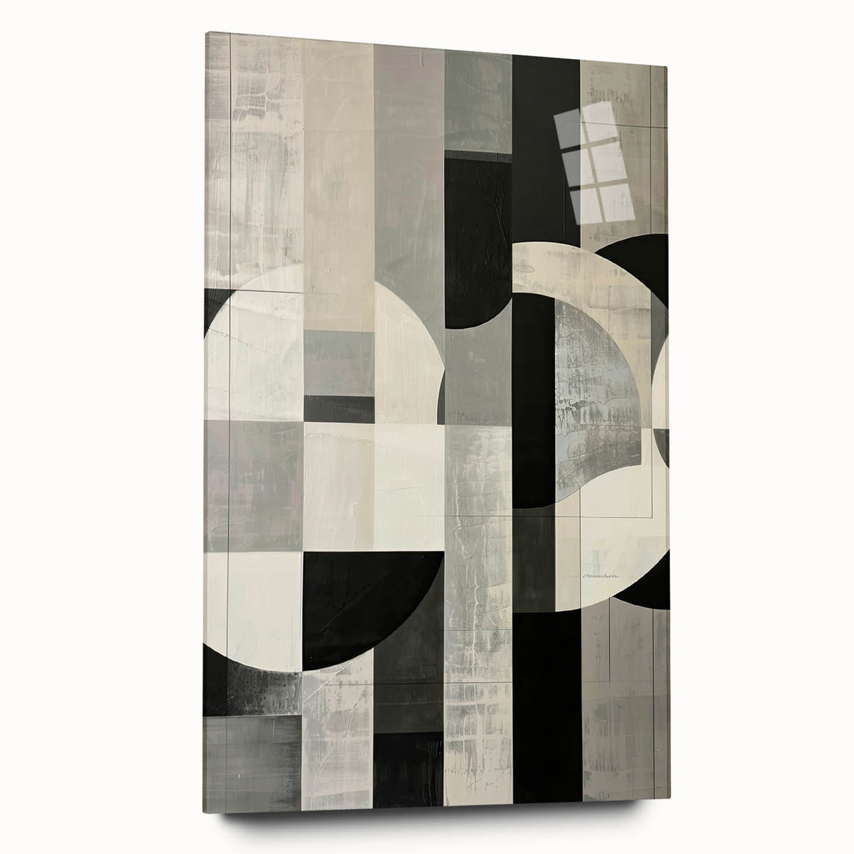 Contemporary Dining Room Wall Art – Geometric Canvas Print