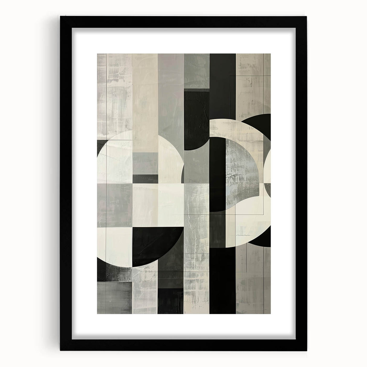 Contemporary Dining Room Wall Art – Geometric Canvas Print