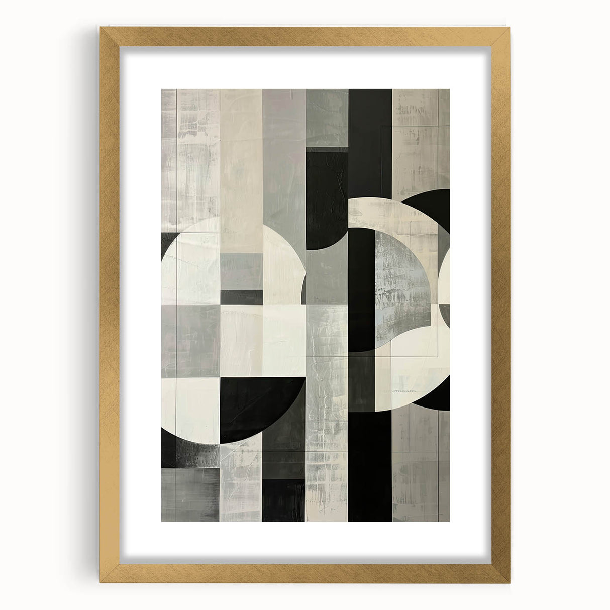 Contemporary Dining Room Wall Art – Geometric Canvas Print