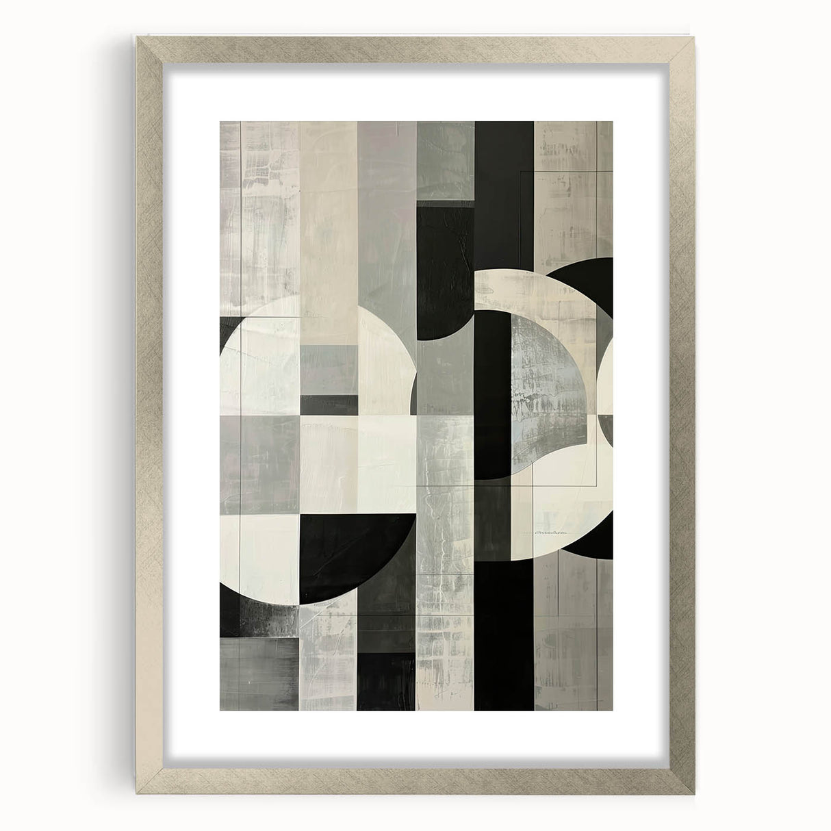 Contemporary Dining Room Wall Art – Geometric Canvas Print