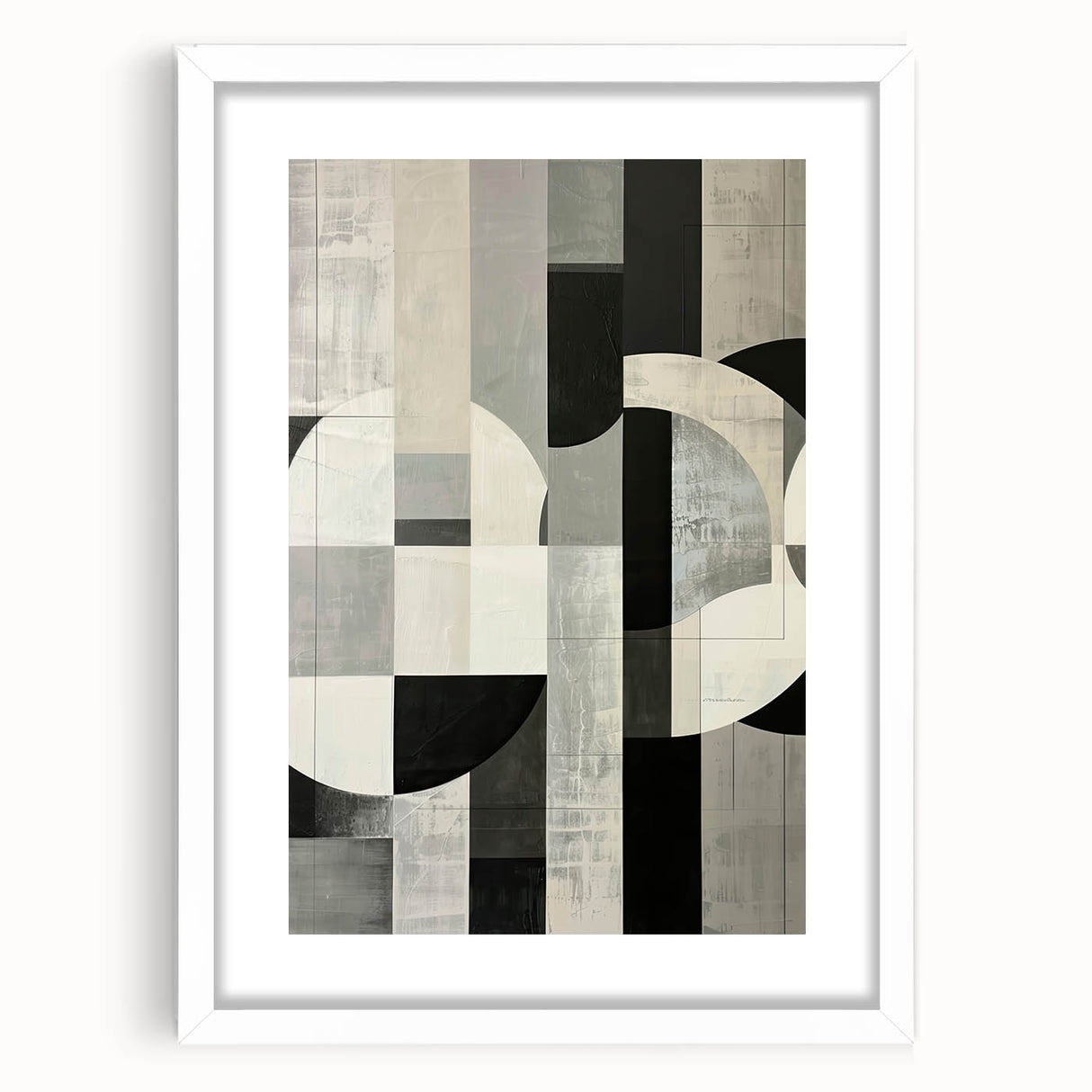 Contemporary Dining Room Wall Art – Geometric Canvas Print