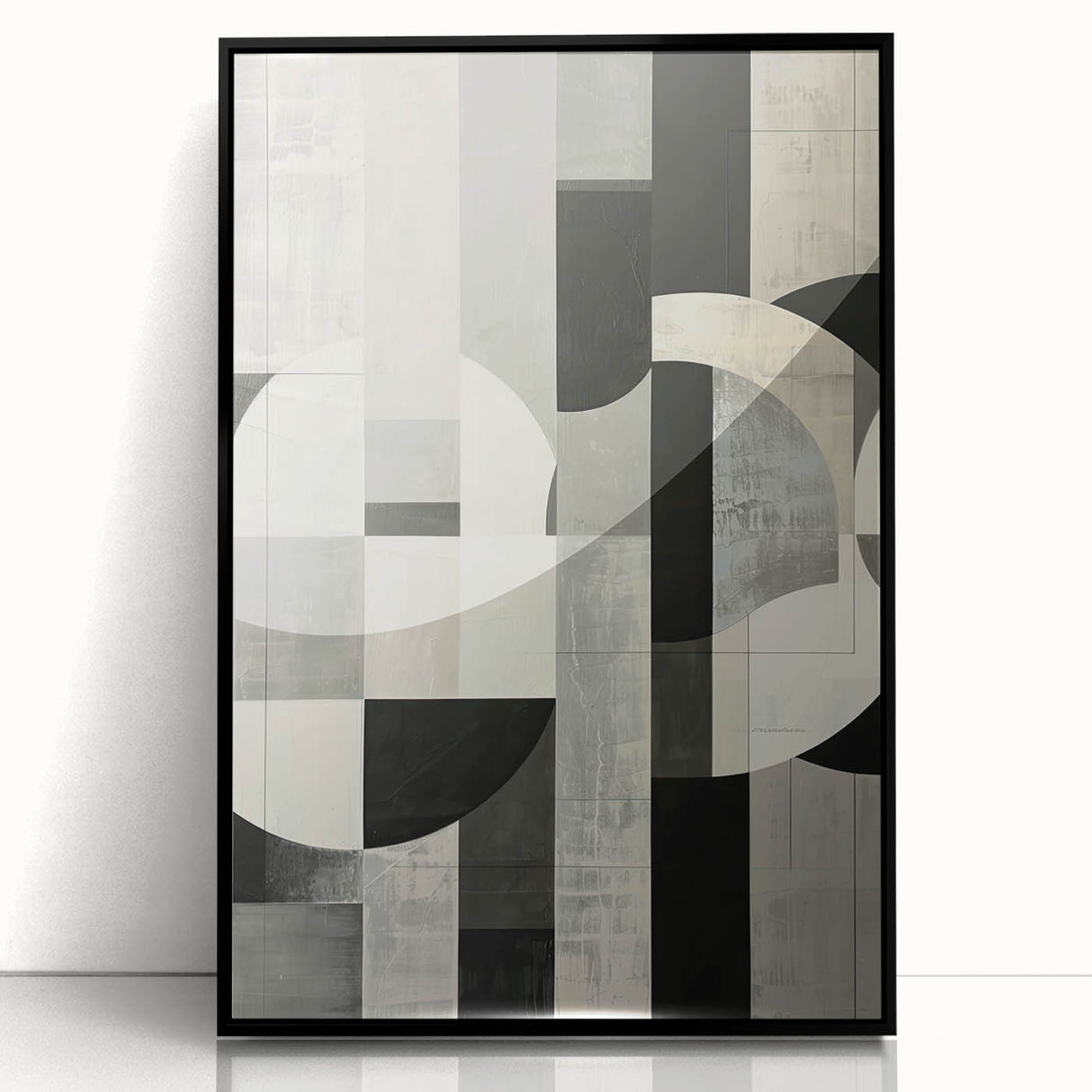 Contemporary Dining Room Wall Art – Geometric Canvas Print