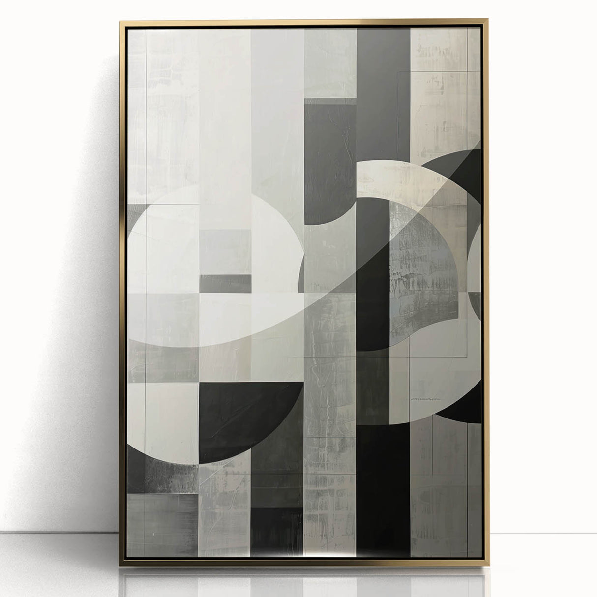 Contemporary Dining Room Wall Art – Geometric Canvas Print