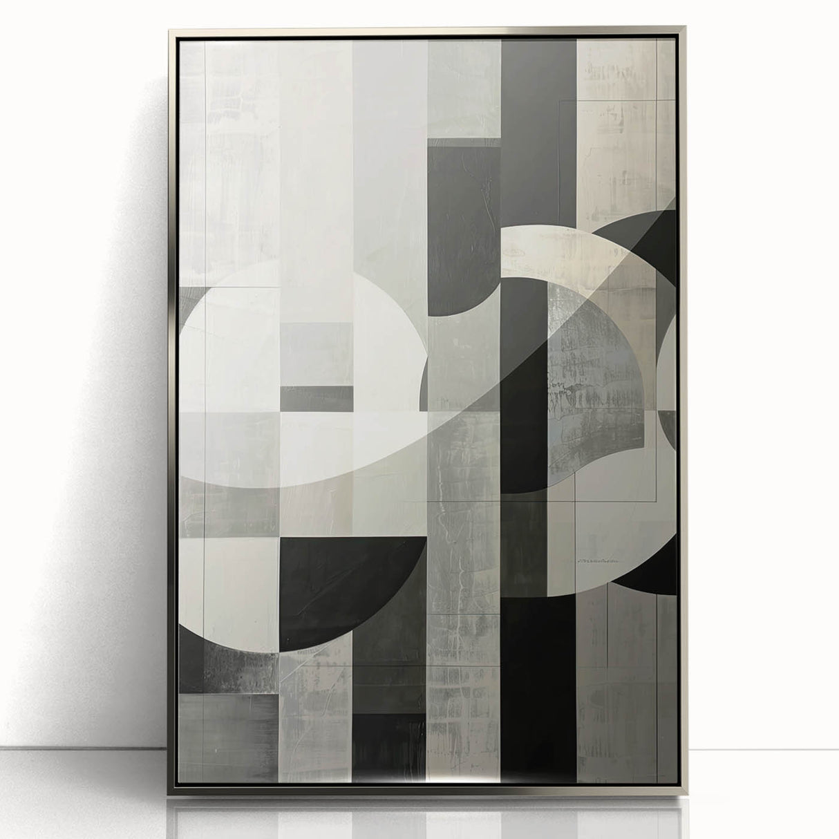 Contemporary Dining Room Wall Art – Geometric Canvas Print