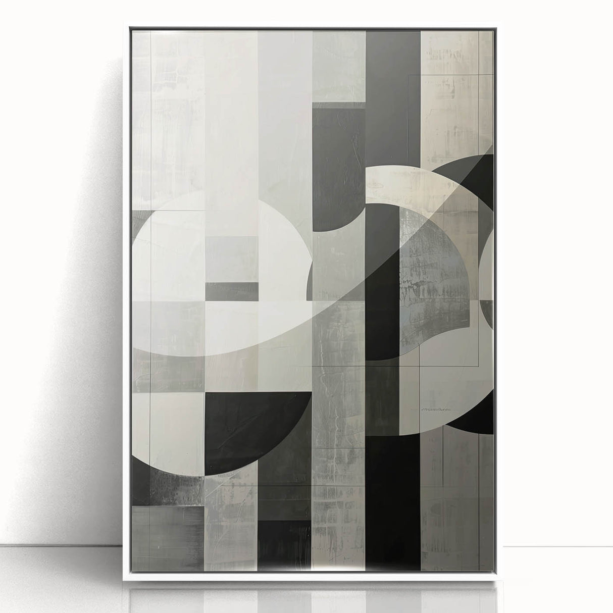 Contemporary Dining Room Wall Art – Geometric Canvas Print