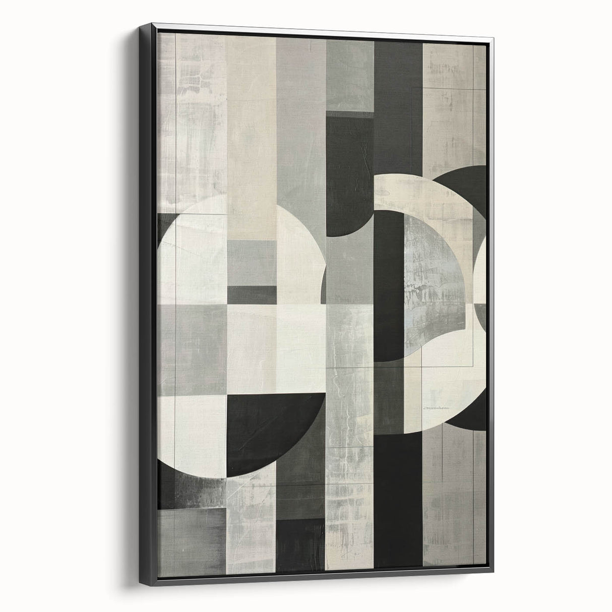 Contemporary Dining Room Wall Art – Geometric Canvas Print