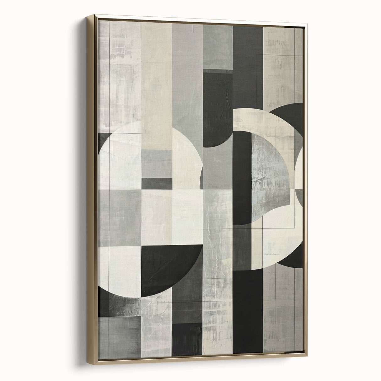 Contemporary Dining Room Wall Art – Geometric Canvas Print