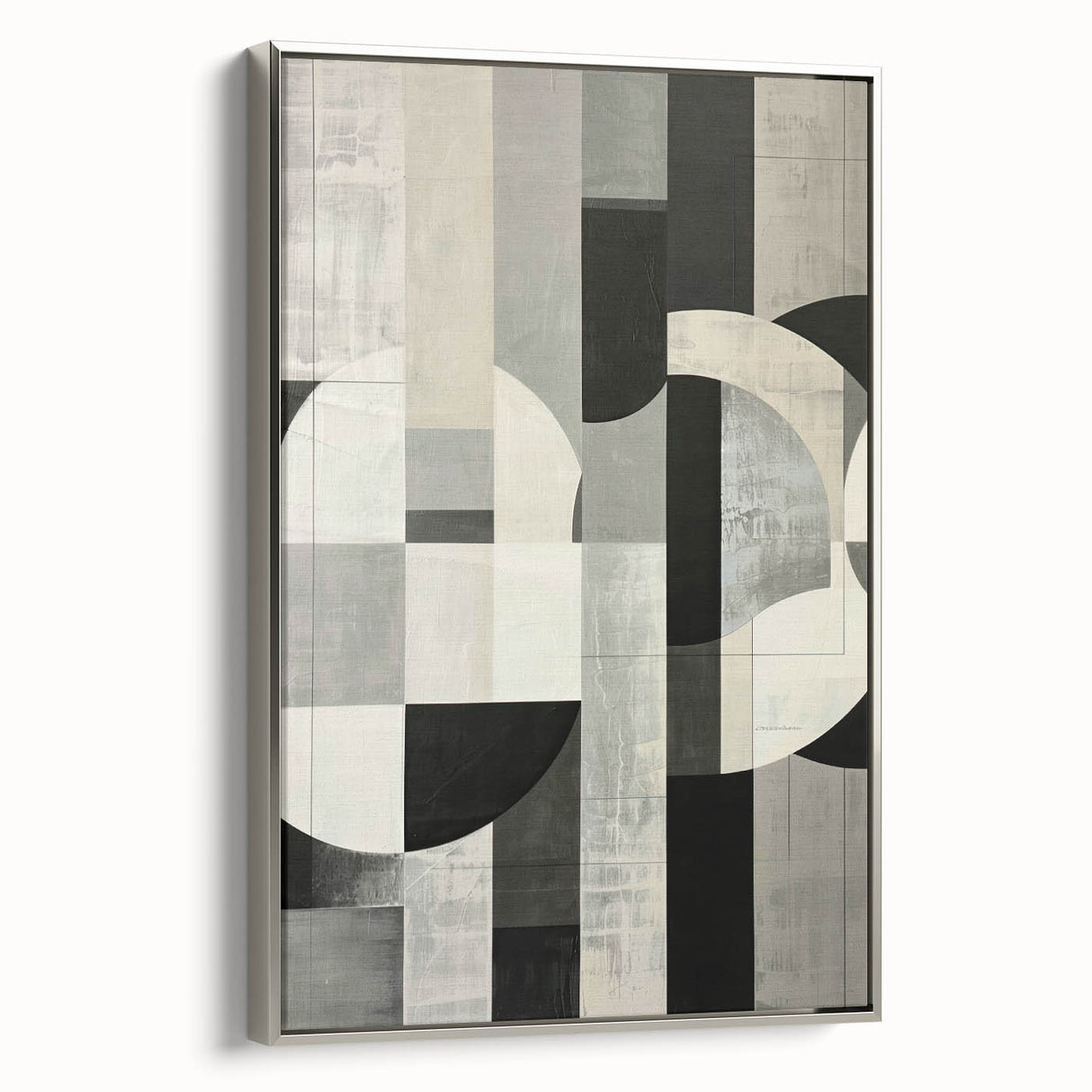 Contemporary Dining Room Wall Art – Geometric Canvas Print