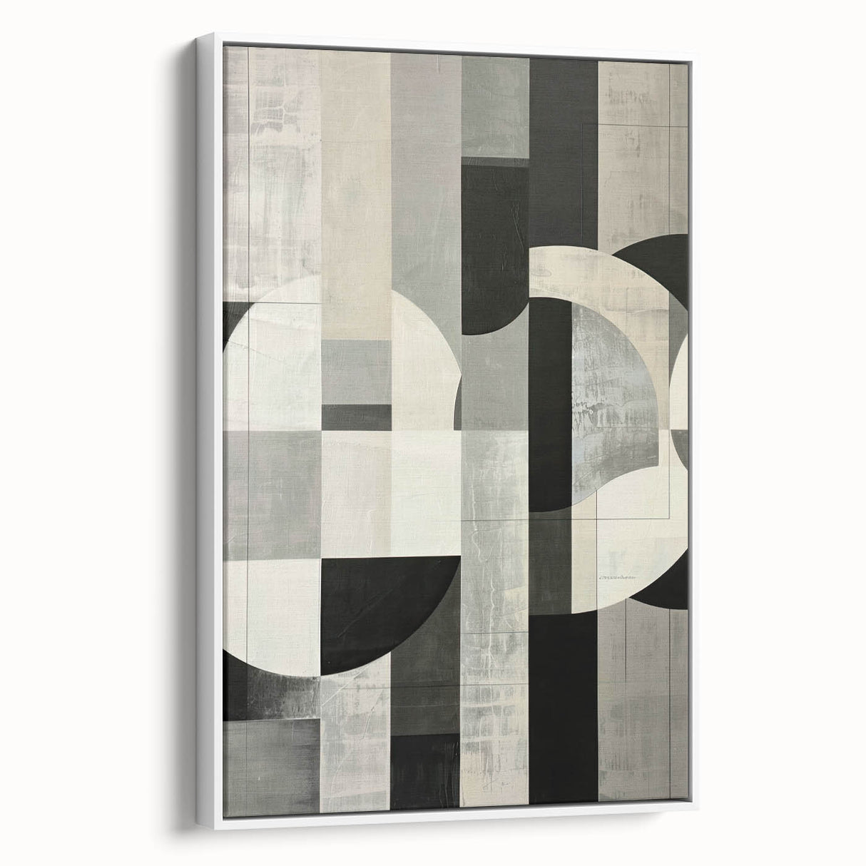 Contemporary Dining Room Wall Art – Geometric Canvas Print