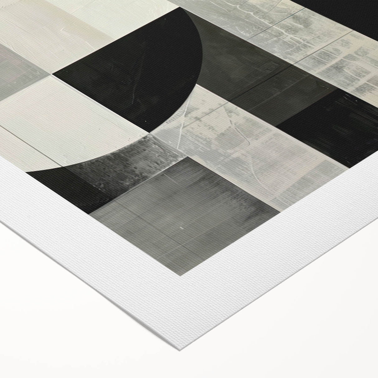 Contemporary Dining Room Wall Art – Geometric Canvas Print