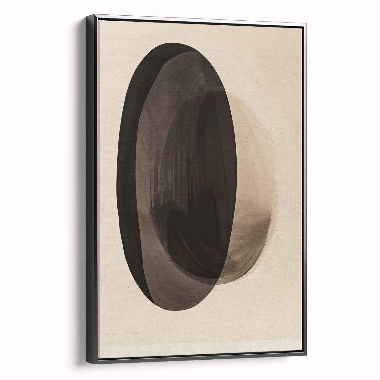 Minimalist Dining Room Wall Art – Abstract Monochrome Print