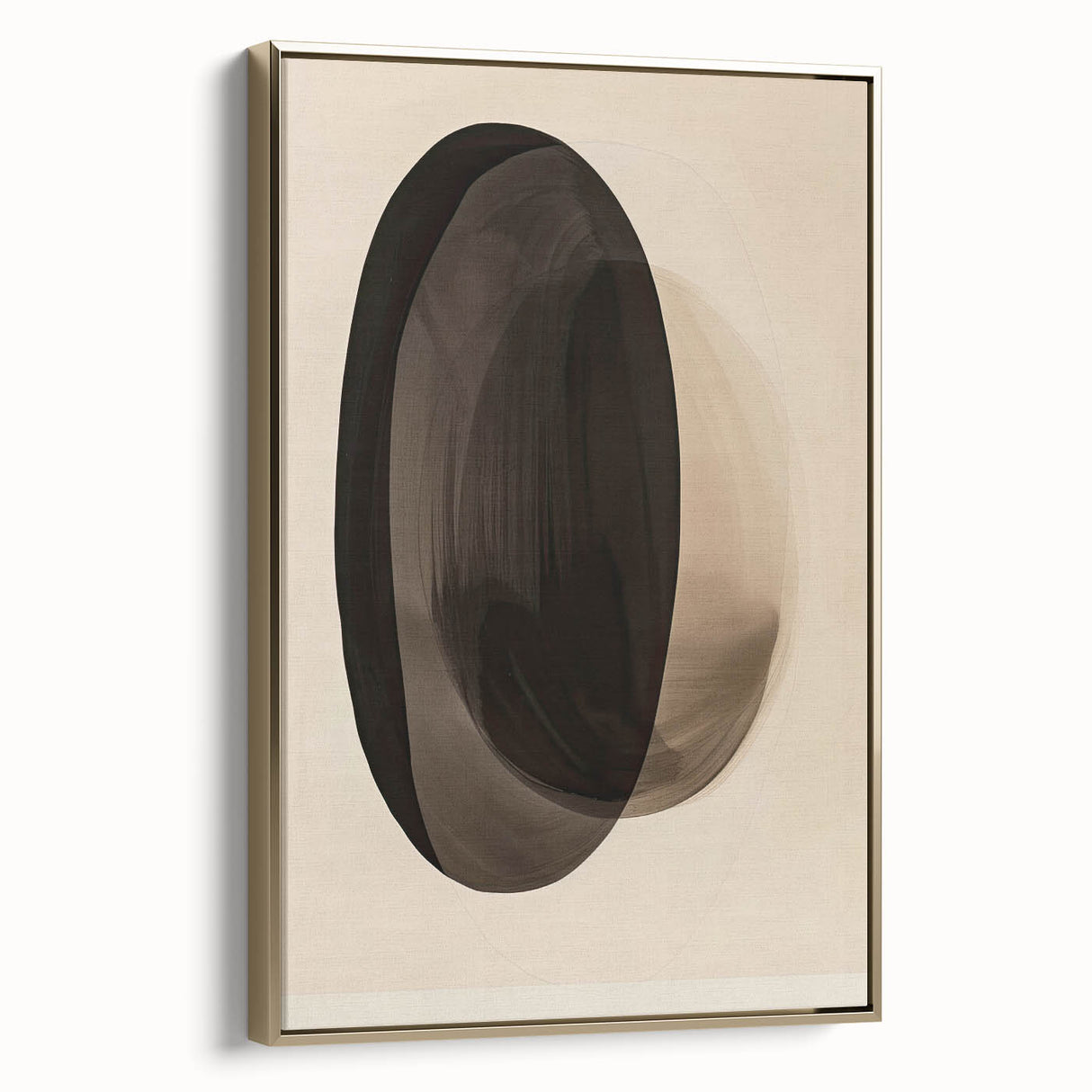 Minimalist Dining Room Wall Art – Abstract Monochrome Print