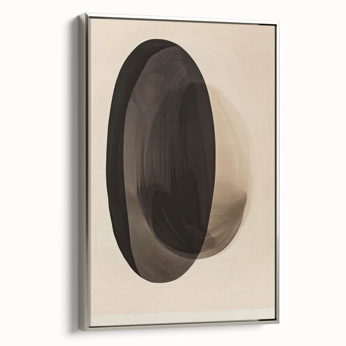 Minimalist Dining Room Wall Art – Abstract Monochrome Print