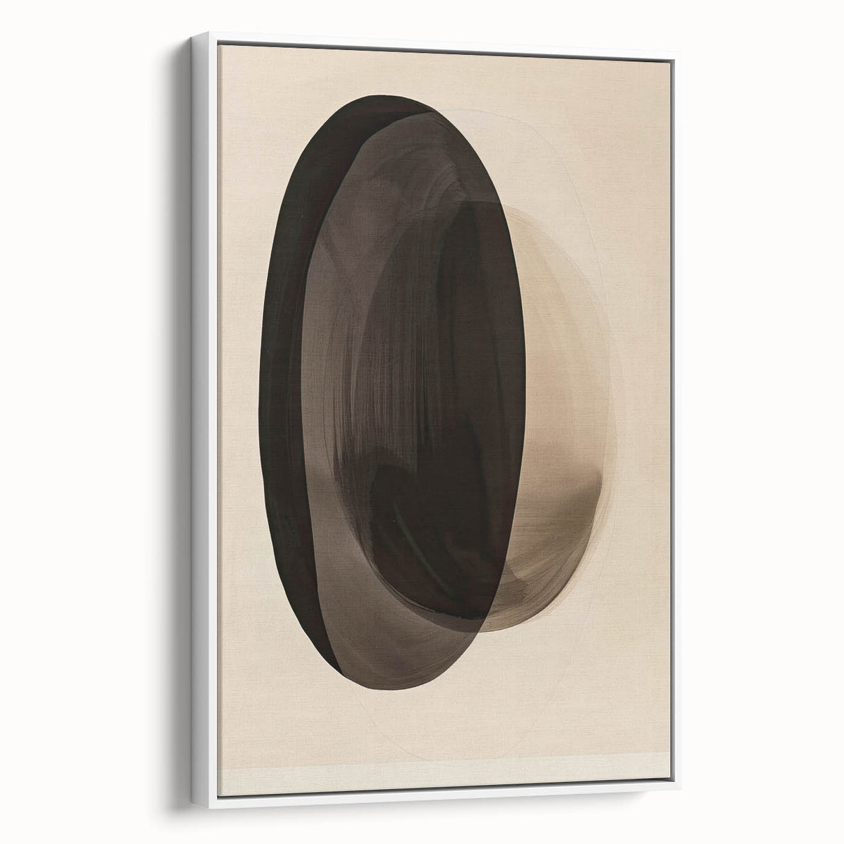 Minimalist Dining Room Wall Art – Abstract Monochrome Print