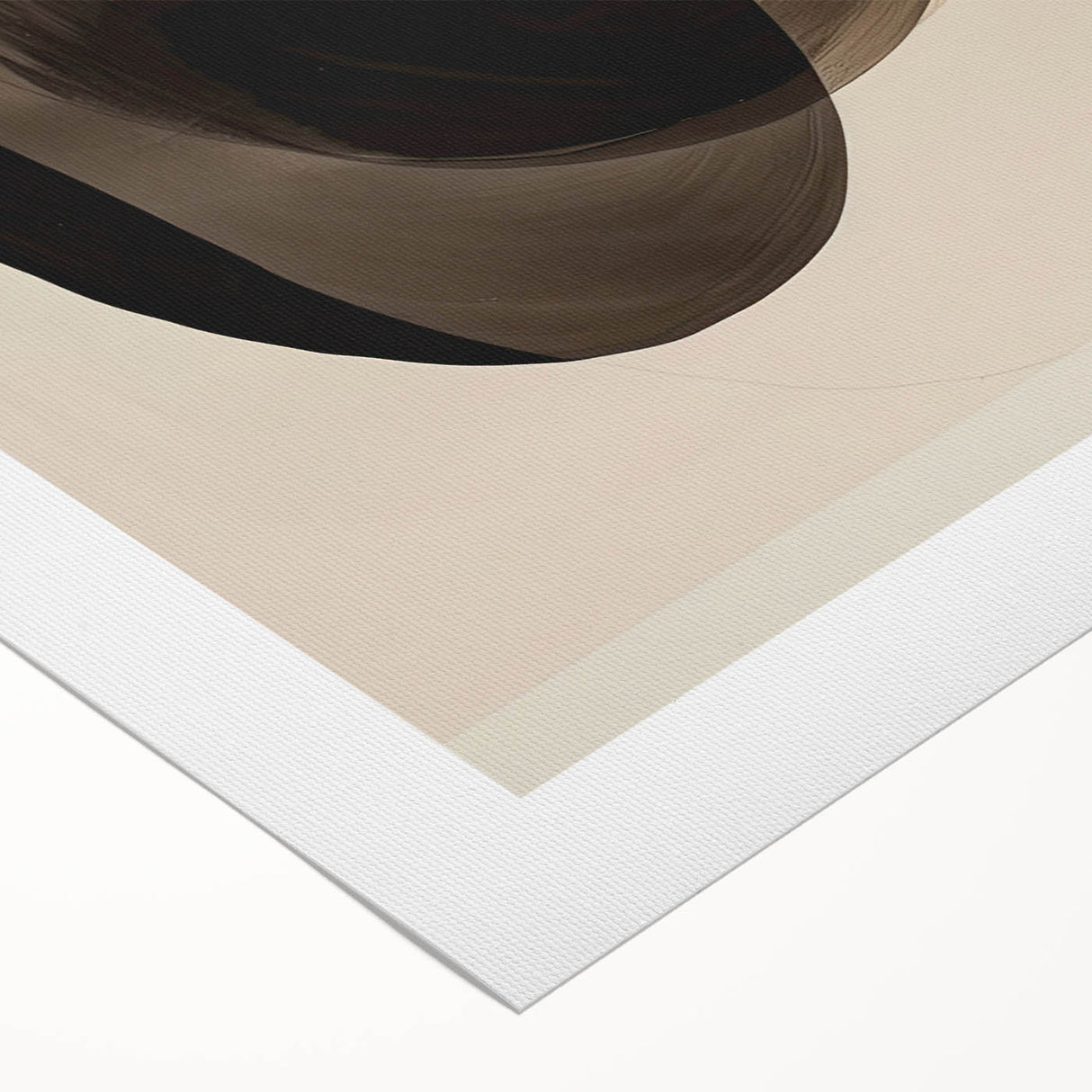 Minimalist Dining Room Wall Art – Abstract Monochrome Print