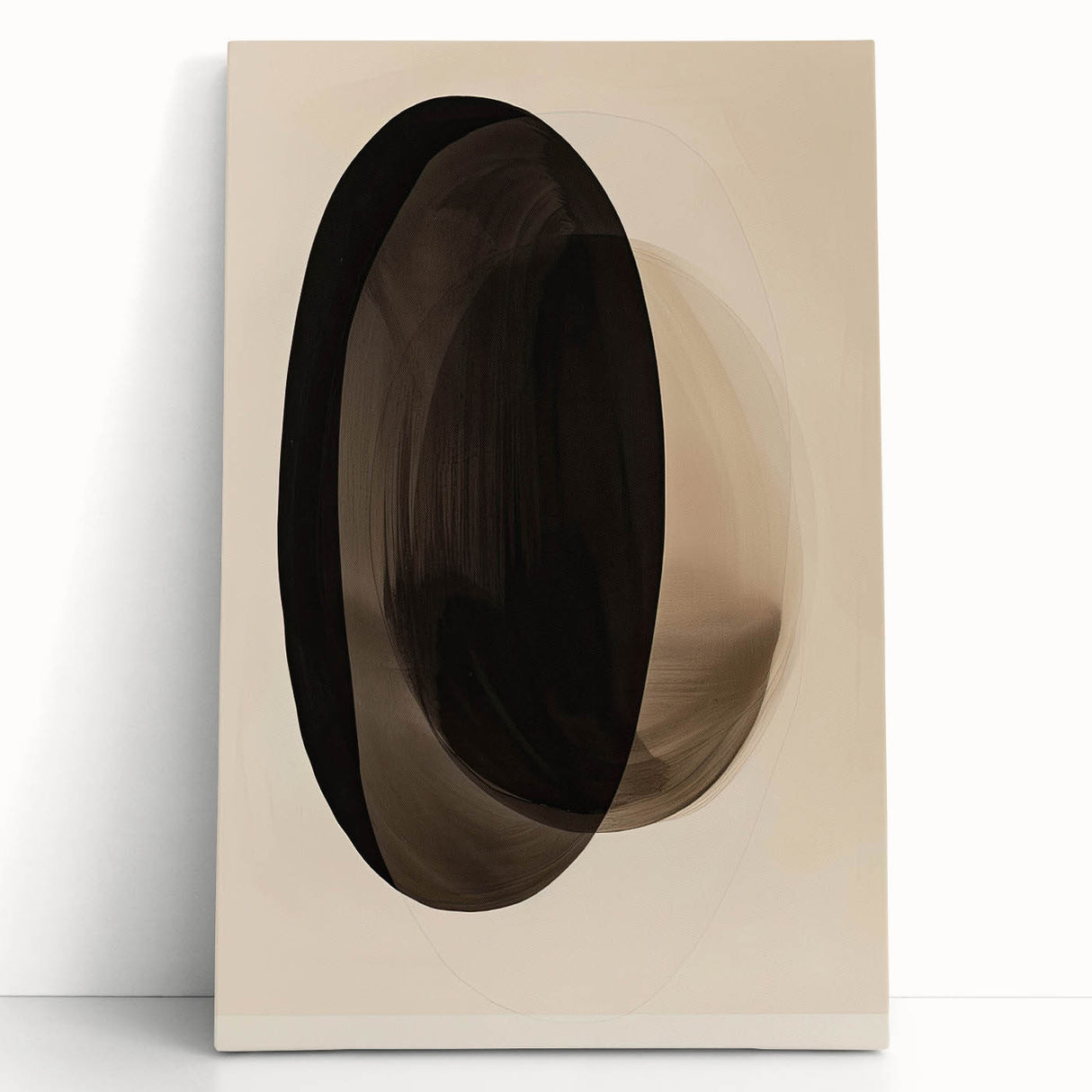 Minimalist Dining Room Wall Art – Abstract Monochrome Print