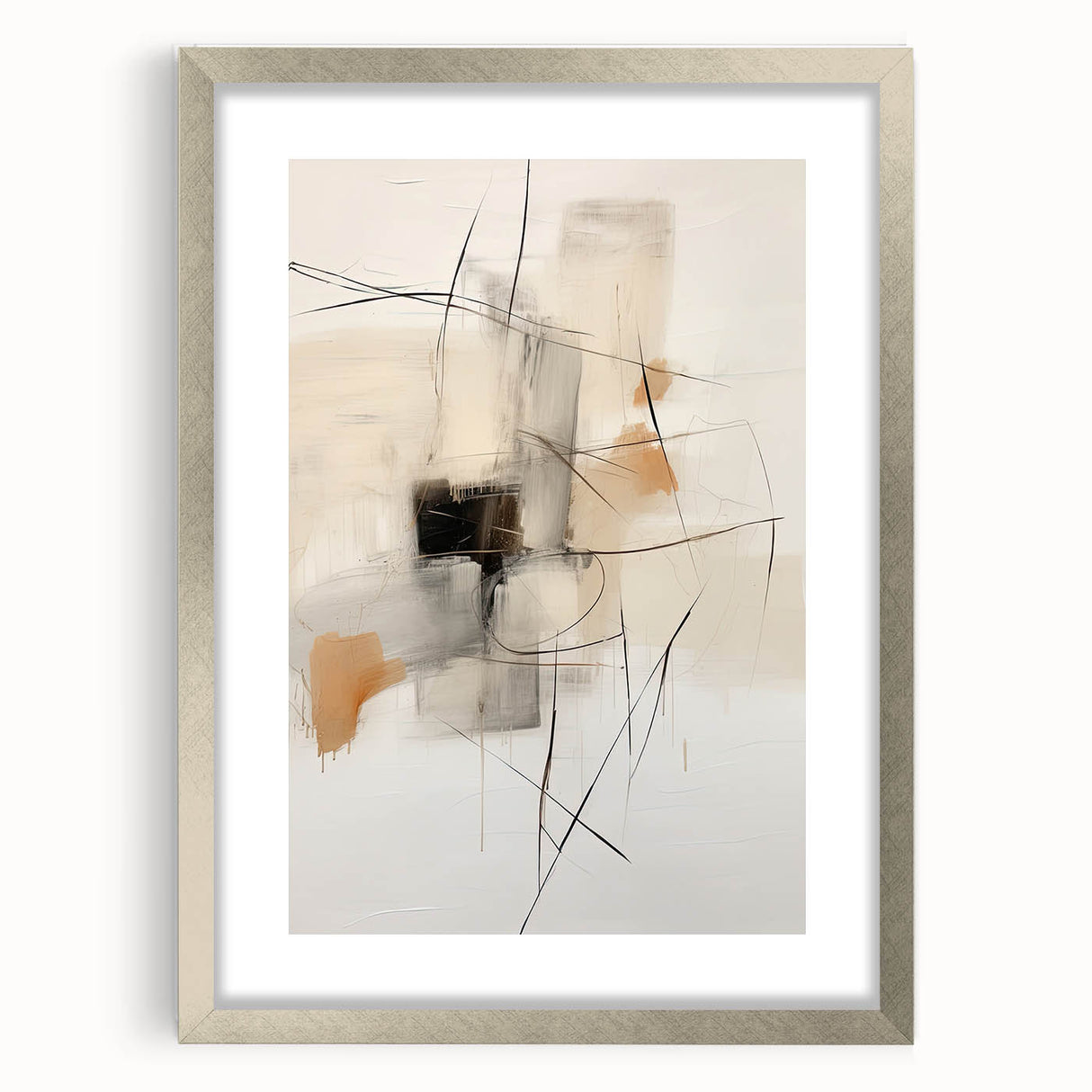 Contemporary Dining Room Wall Art – Abstract Canvas Print