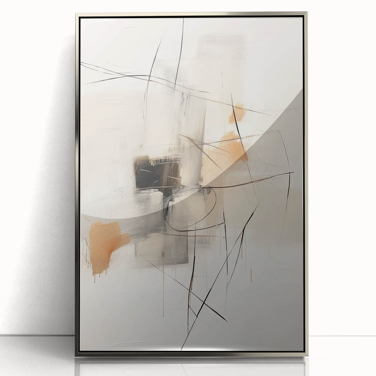 Contemporary Dining Room Wall Art – Abstract Canvas Print
