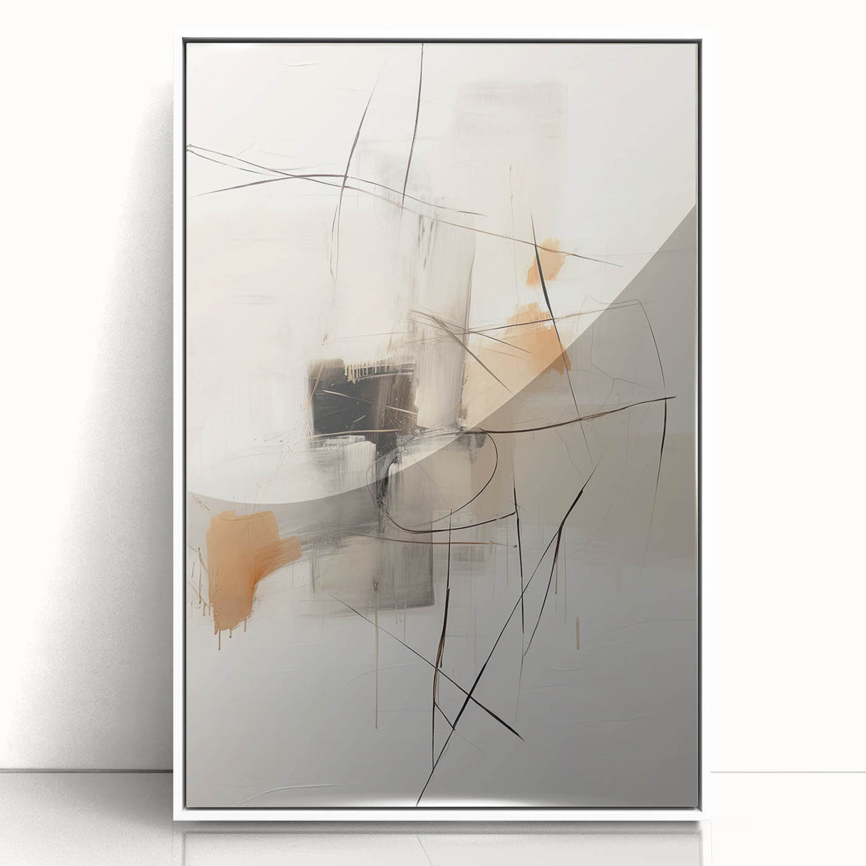 Contemporary Dining Room Wall Art – Abstract Canvas Print