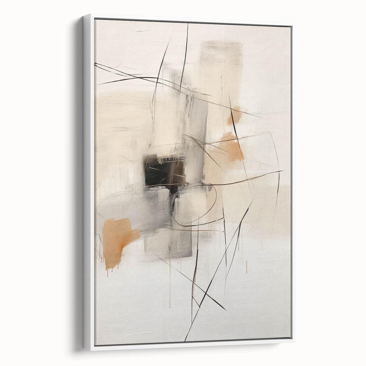Contemporary Dining Room Wall Art – Abstract Canvas Print