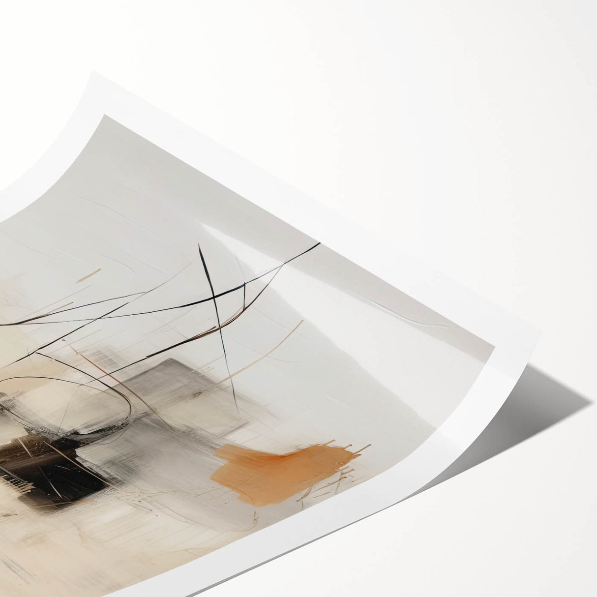 Contemporary Dining Room Wall Art – Abstract Canvas Print