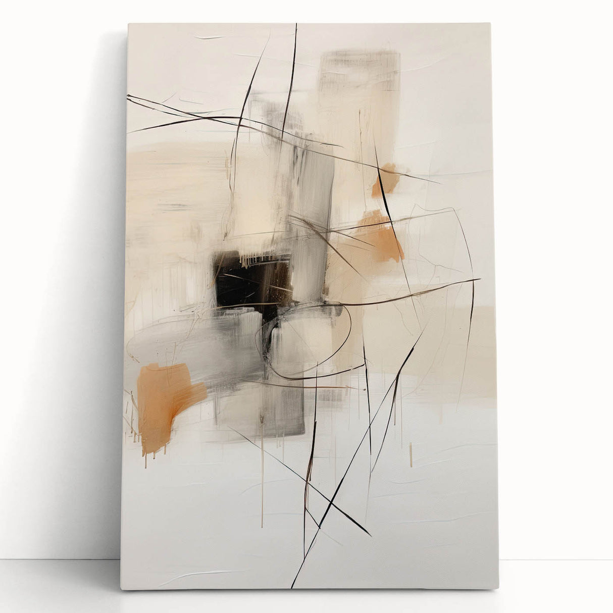 Contemporary Dining Room Wall Art – Abstract Canvas Print