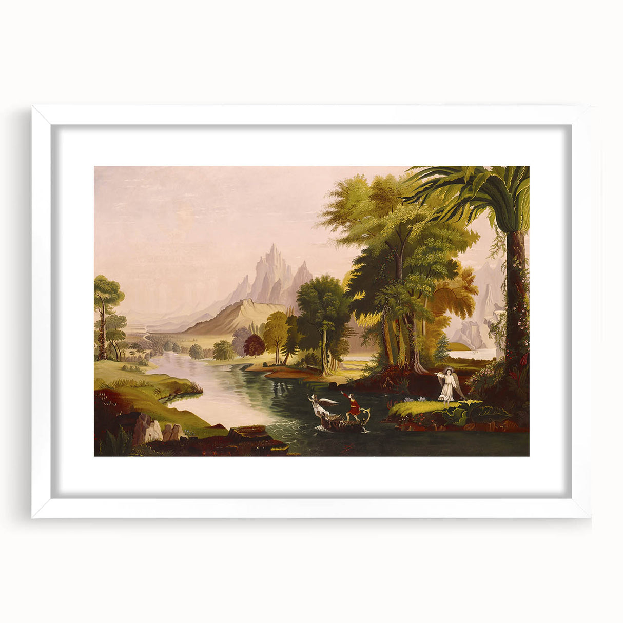 Romanticism Art: "The Voyage of Life - Youth" by Thomas Cole