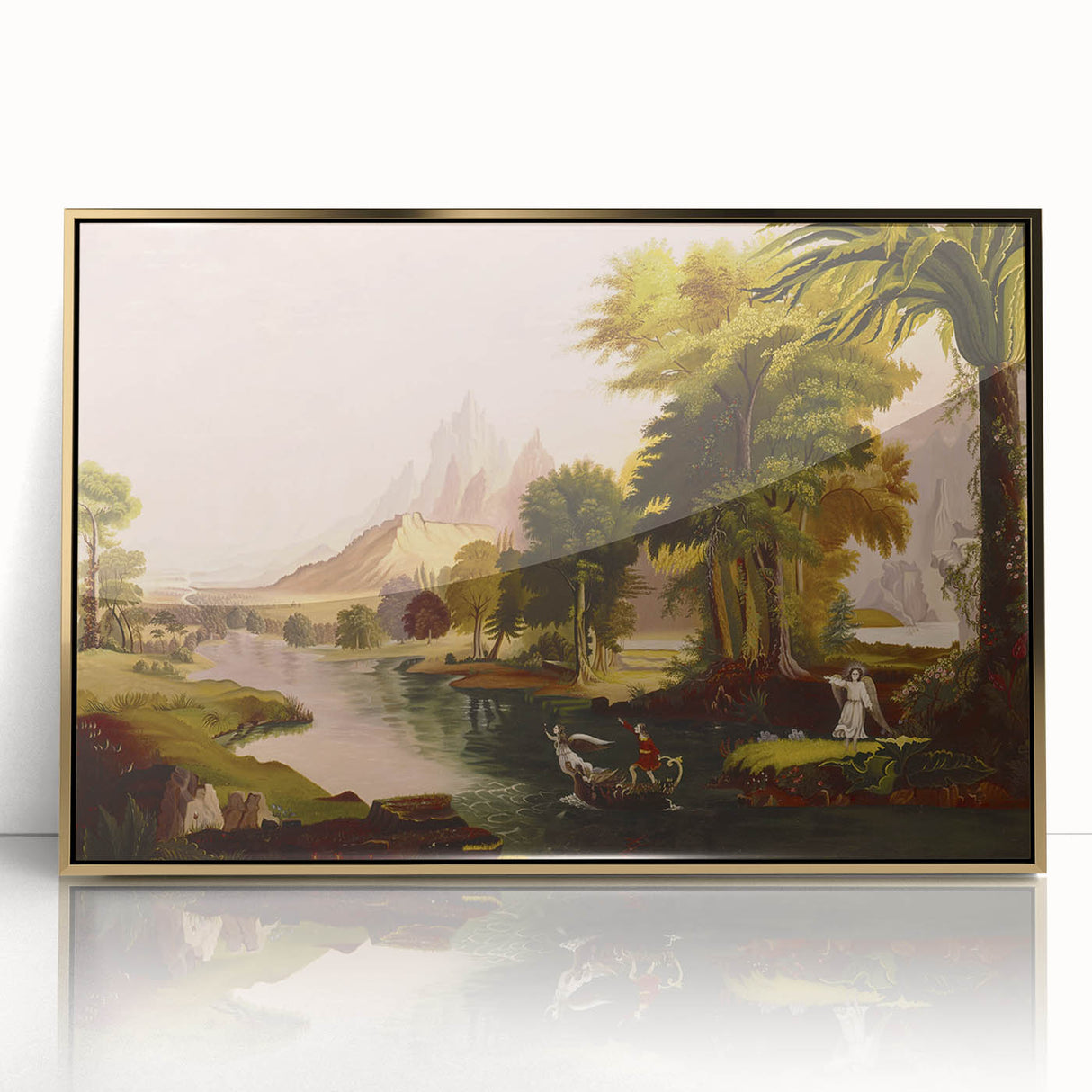 Romanticism Art: "The Voyage of Life - Youth" by Thomas Cole