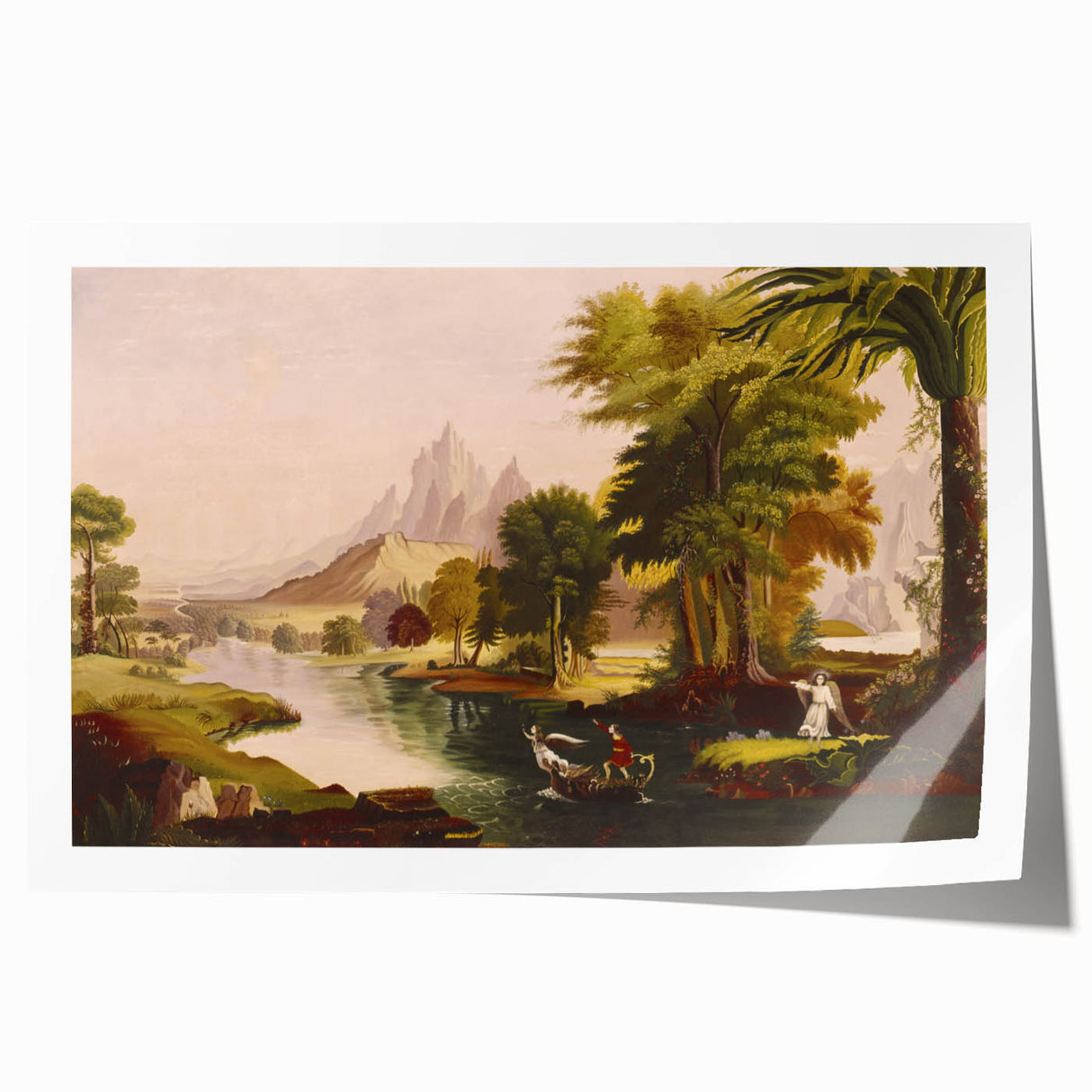 Romanticism Art: "The Voyage of Life - Youth" by Thomas Cole