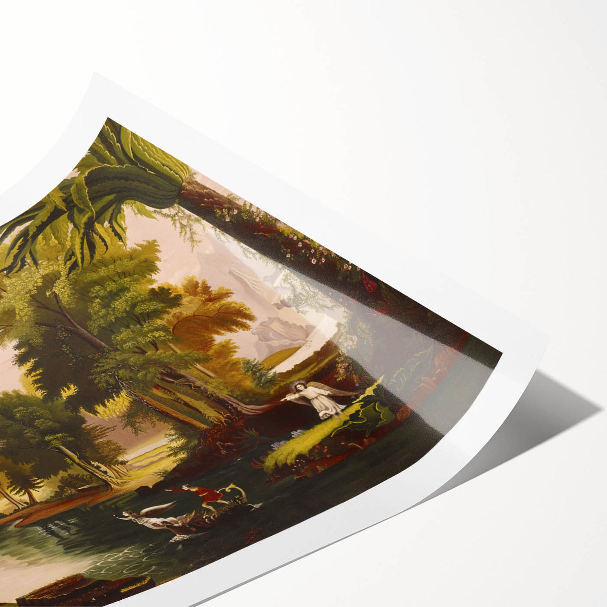 Romanticism Art: "The Voyage of Life - Youth" by Thomas Cole