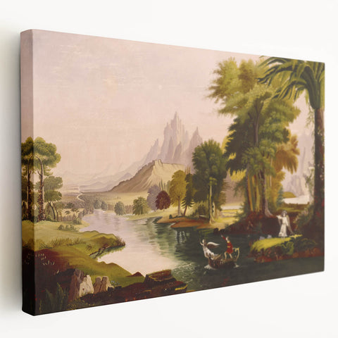 Romanticism Art: "The Voyage of Life - Youth" by Thomas Cole