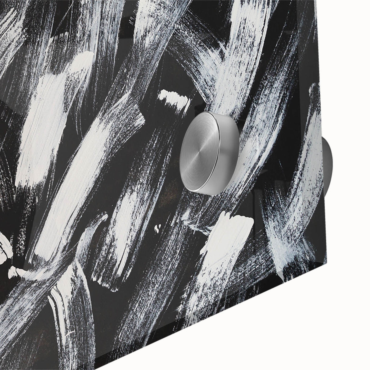 Canvas Prints for Bedroom – Black & White Abstract Brush Art