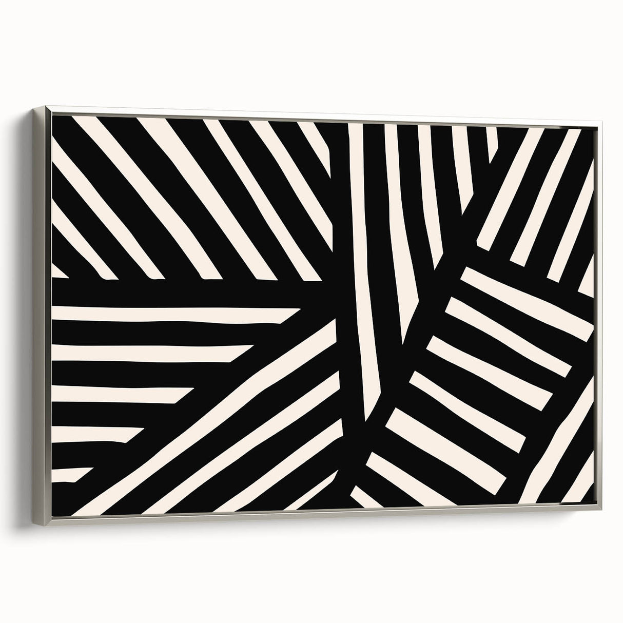 Modern Dining Room Art – Black & White Abstract Wall Decor